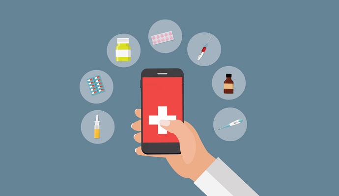 Telehealth Mobile App Online Treatment and Health care