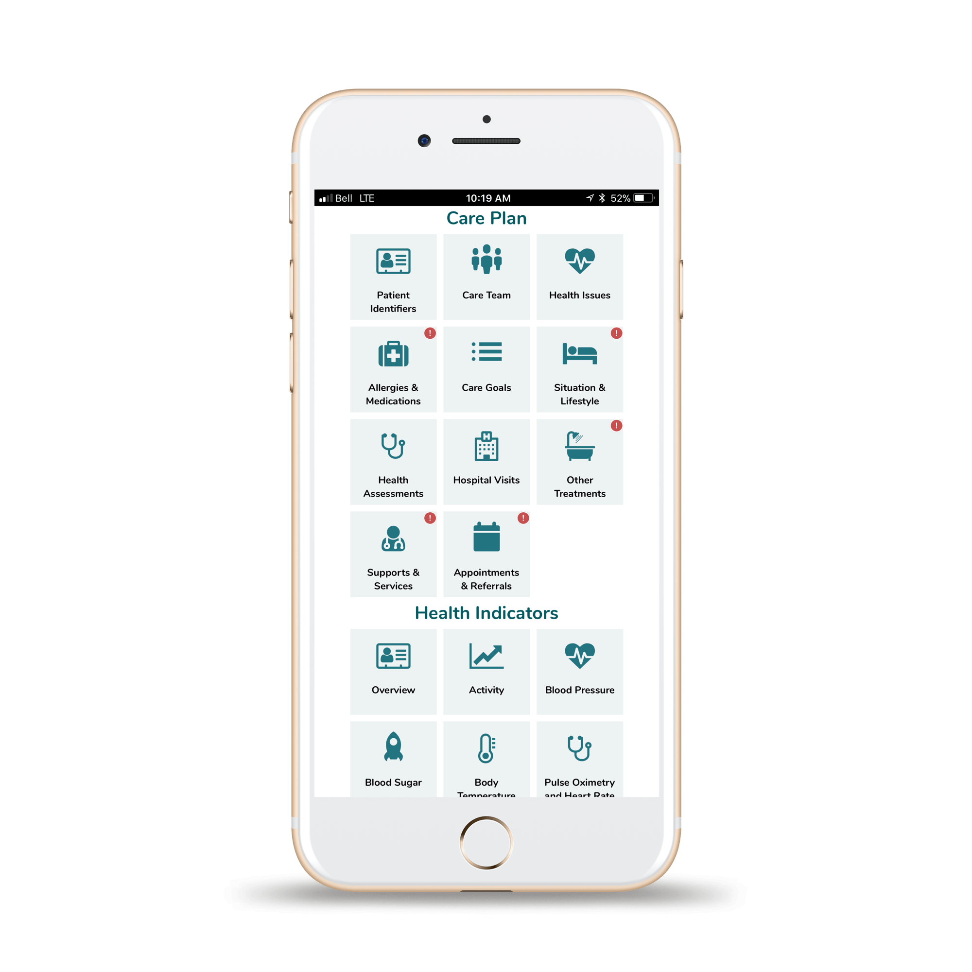 Develop and share individual Care Plans for your patients in aTouchAway.  Authorized members of your patients’ Circle of Care will be able to view, modify or add to the Plan – in one, always up-to-date location.