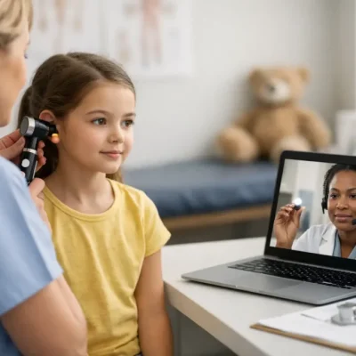 Remote Child Exams for School-Based Care Programs