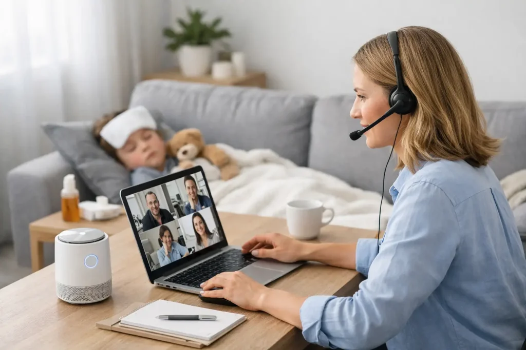No Crowded Office When Kids Feel Unwell: Miltie N9+
