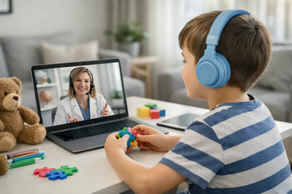 Telehealth Services for Children With Autism