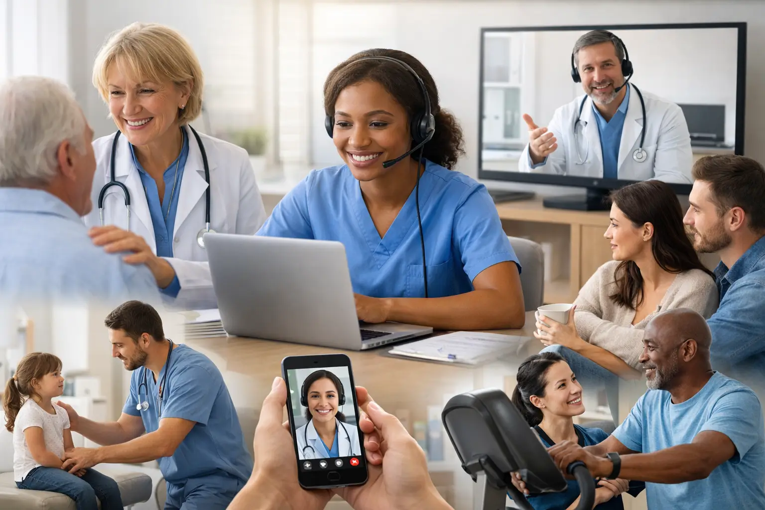 7 Hybrid Care Model Examples for Health Systems
