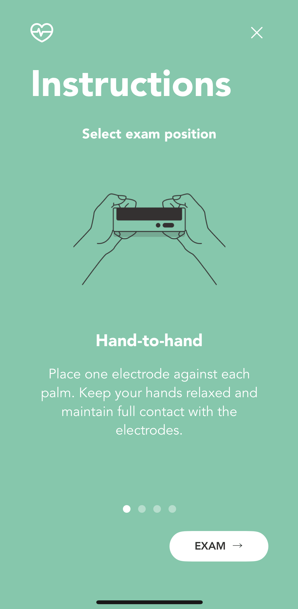 N9+ ECG positioning instructions