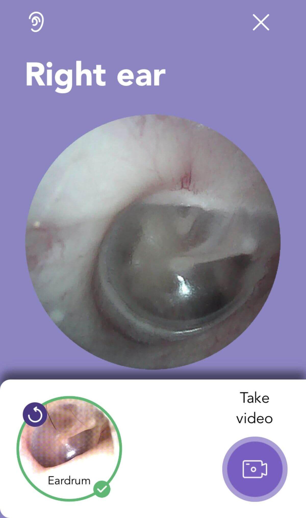 Ears N9+ app guidance screen