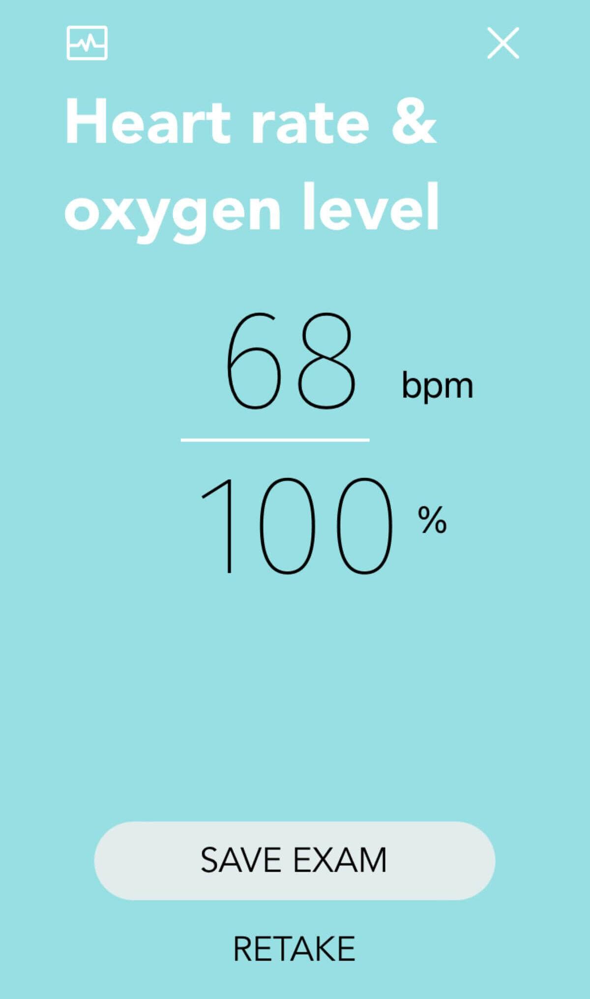 Heart Rate & Oxygen Level N9+ app guidance screen