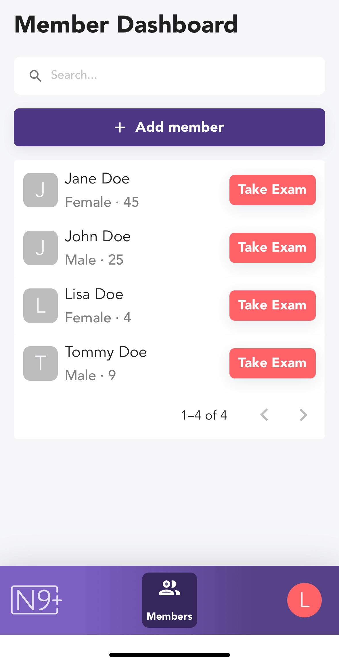 Ears N9+ app guidance screen
