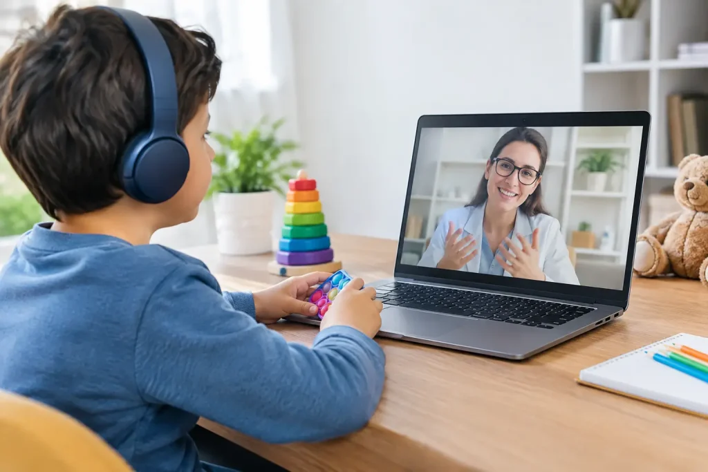 How Telehealth Supports Children With Autism