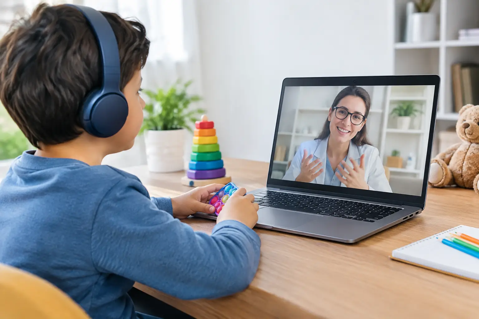 How Telehealth Supports Children With Autism