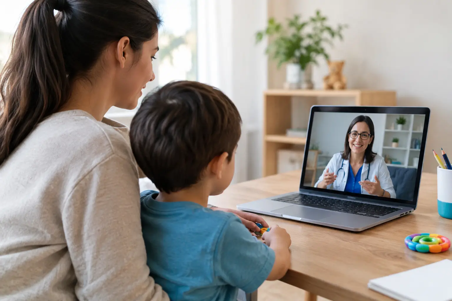 Telehealth Support for Caregivers of Autistic Children